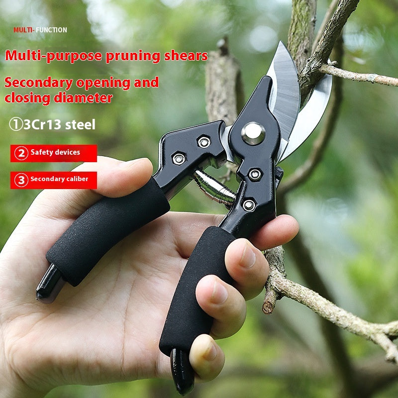 Strong Stainless Steel Pruning Shear Labor Saving Garden