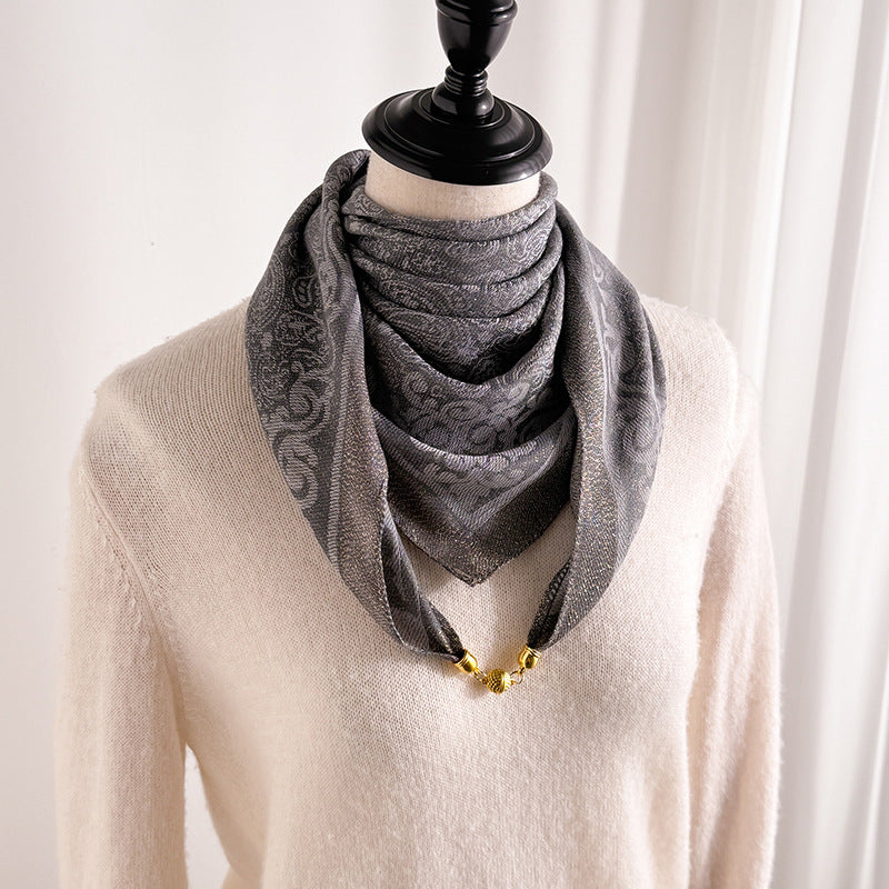 Springautumn New Silk Scarf For Women