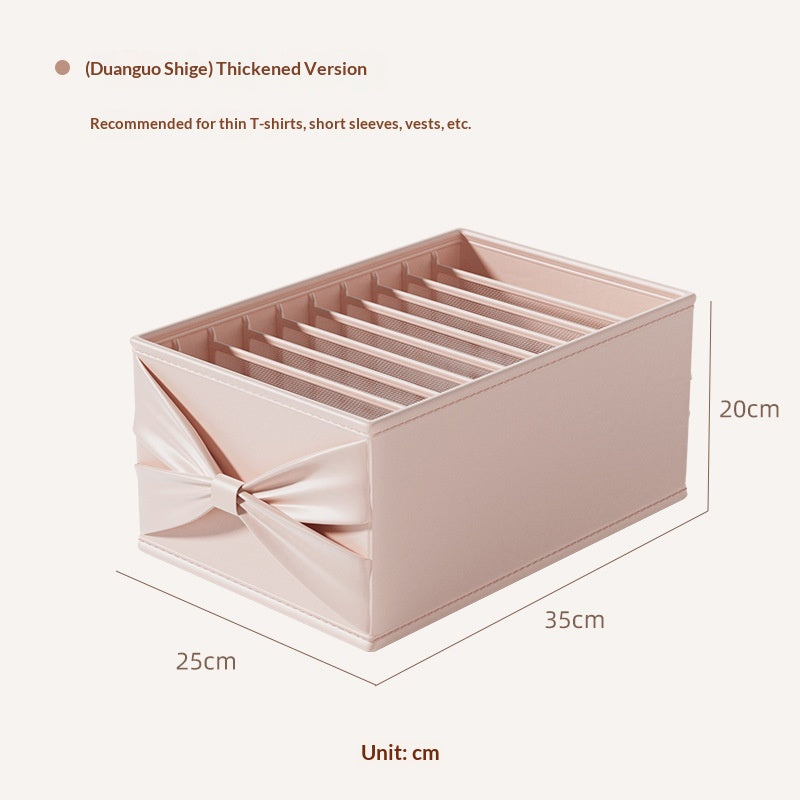 Kleding pants compartmentalized kledingkast slaapkamer opbergdoos