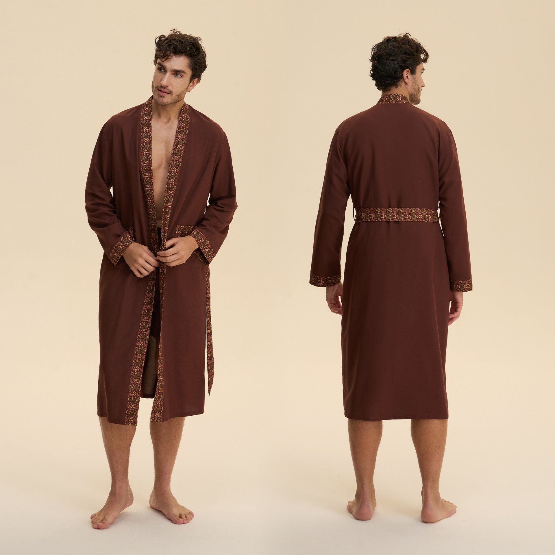 Loose Casual Middle Eastern-style Single Nightgown For Couples Long Cloud-shaped Cotton