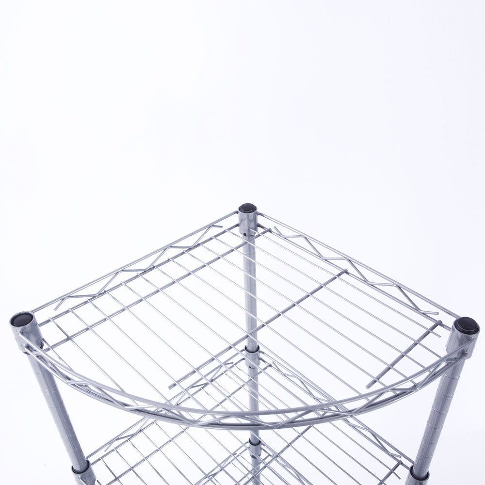 4tier draad schap rek metaal opbergplank kast