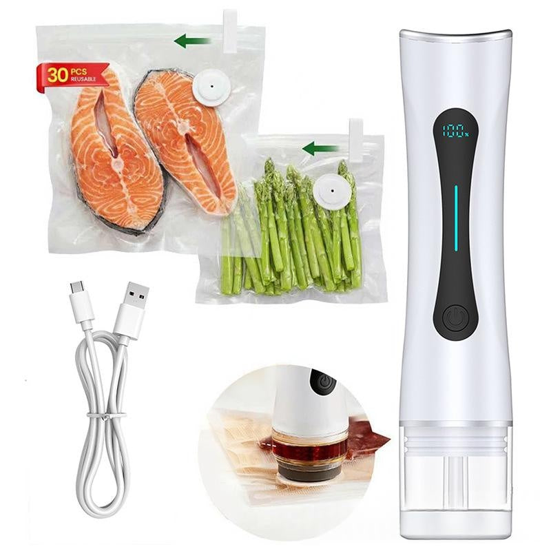 Vacuum food packaging tas set freshness preserver