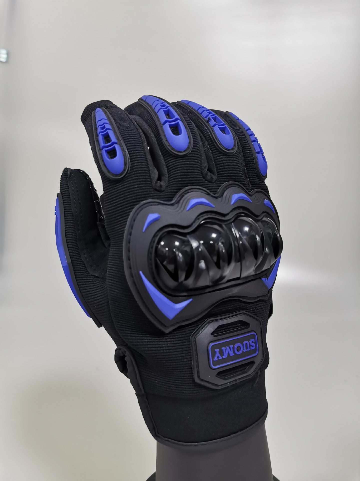 Men's Full Finger Case Drop-resistant Touch Screen Breathable Motorbike Gloves