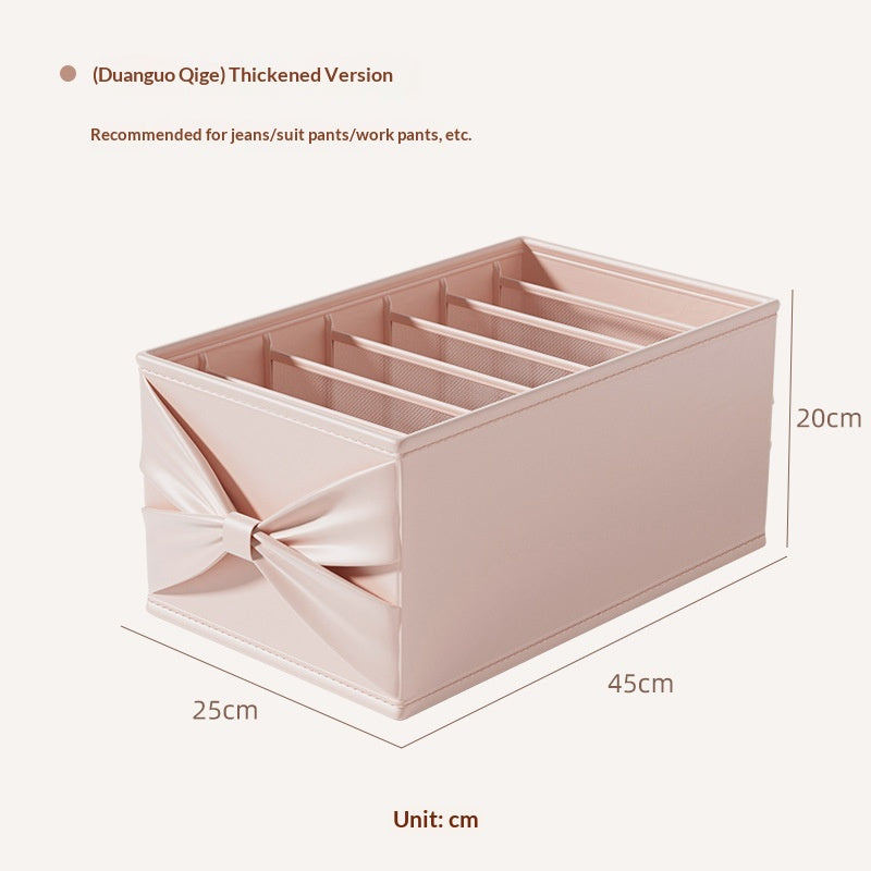Kleding pants compartmentalized kledingkast slaapkamer opbergdoos
