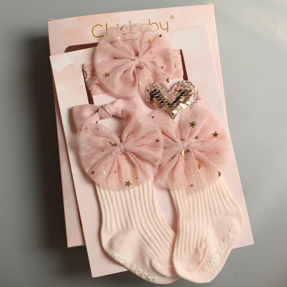 Bow Hair Ties Headbands Hair Clips Hairpins Socks