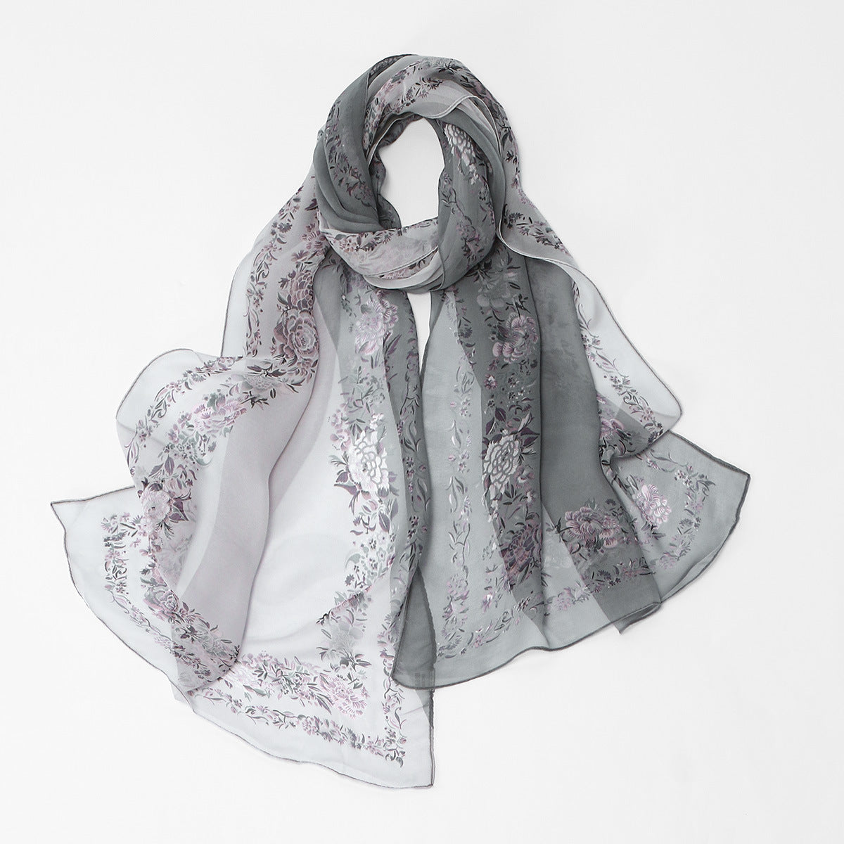 Floral Elegant Versatile Womens Fashionable Outer Shawl