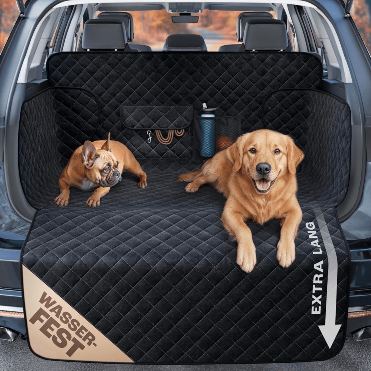1 auto huisdier mat trunk beschermer honden