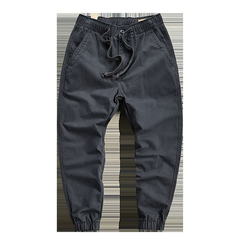 Versatile Workwear Pants Wear-resistant Work Solid Color Fashion Solid Color Work Casual Men's Cargo Pants