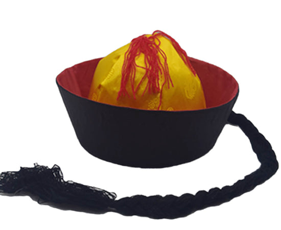 Black Dance Table Performance Hat Emperor Qianlong