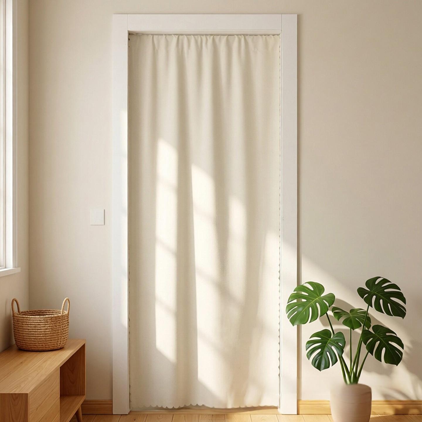 Bedroom Home Hanging Curtain Solid-color Fabric
