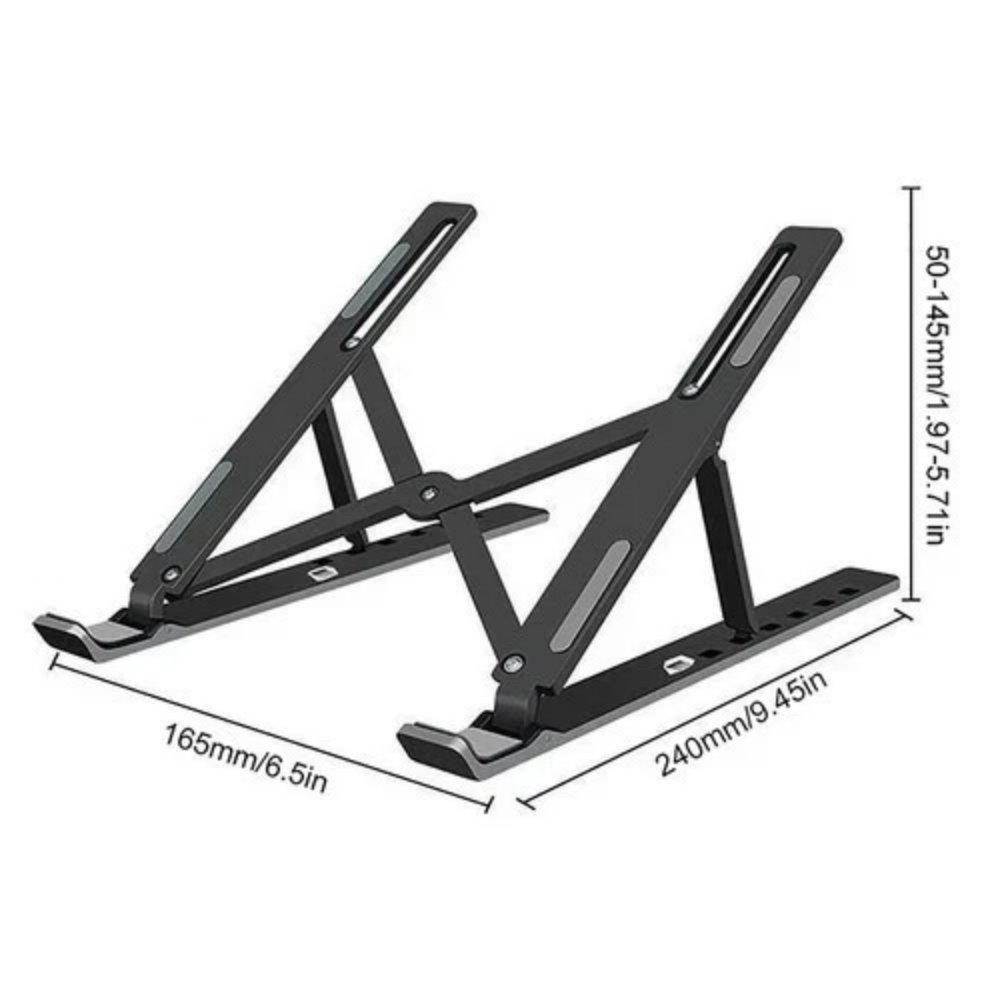 LAPTOP STAND PORTABLE ADJUSTABLE TABLET HOLDER DESK RISER