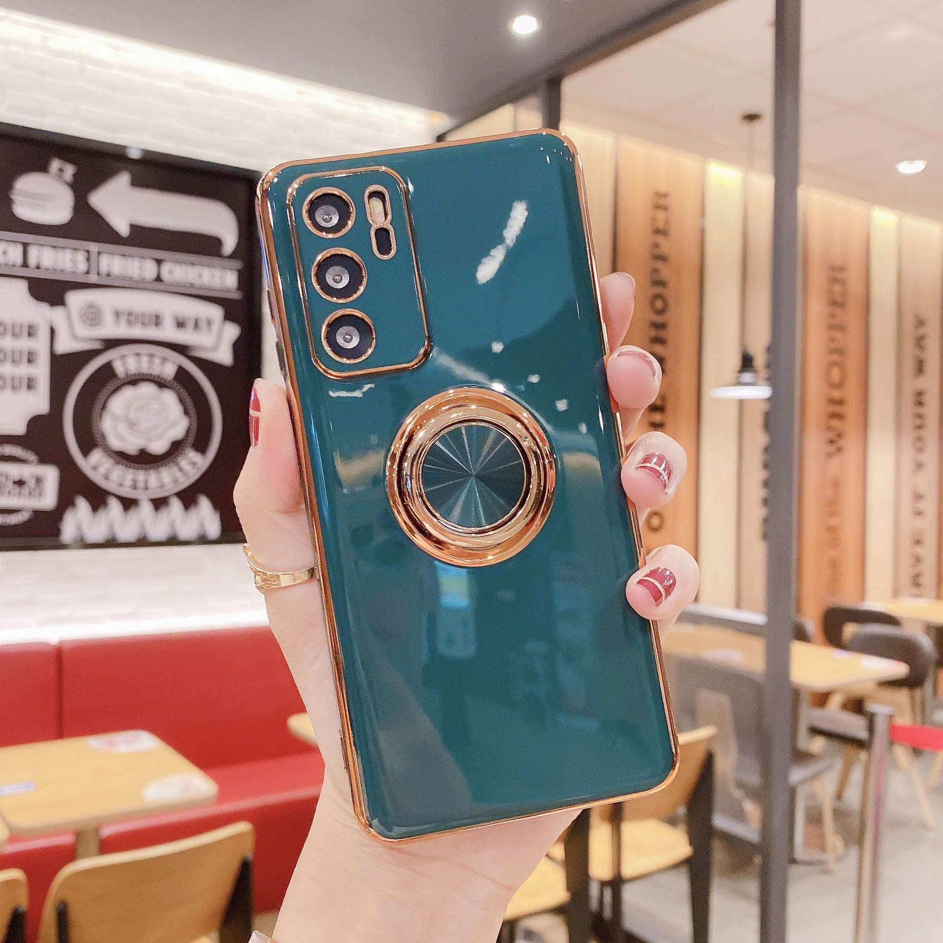 Mobile Phone Shell P40PRO Ring Buckle Bracket Magnetic Car