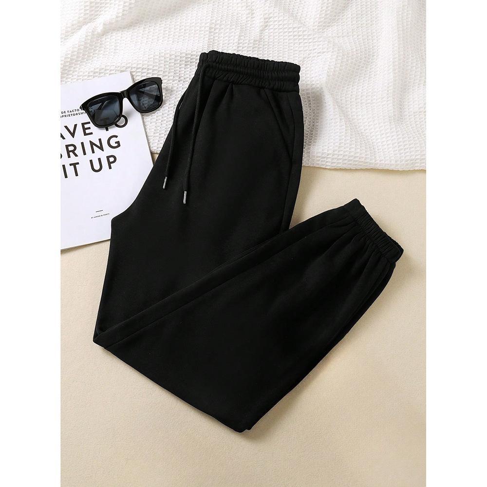 Relaxed-fit Jogger Sweatpants Trendy and Versatile Long Pants