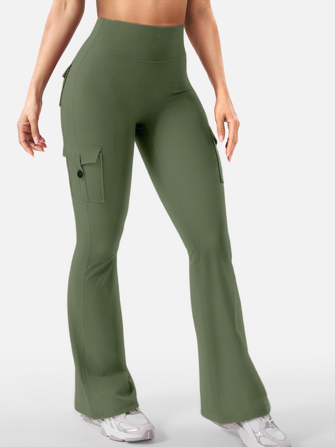 Womens Solid-color Outdoor Sports Tight Pants