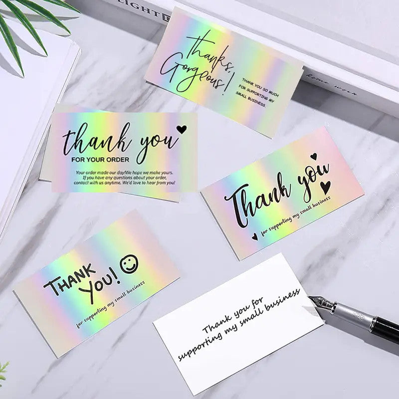 Sheetspack Laser Holographic Gift Card Greeting