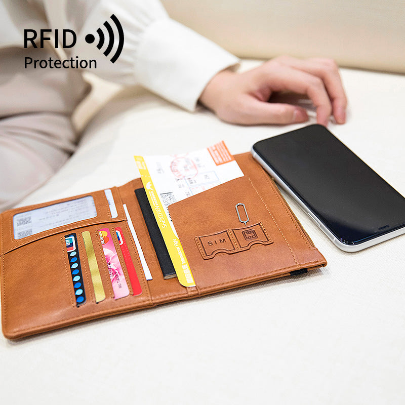 Multifunctioneel paspoort documententas ultra dun rfid