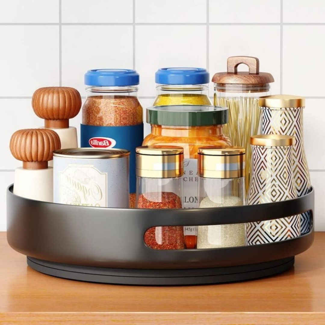 Rotating Spice Shelf 30 Cm Turntable Suitable For