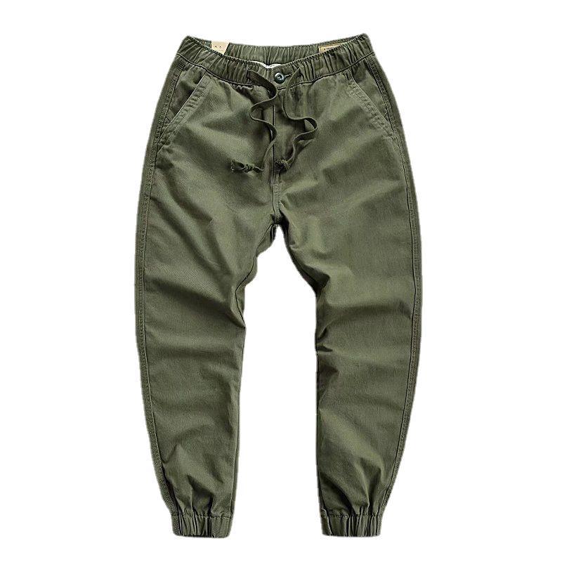 Versatile Workwear Pants Wear-resistant Work Solid Color Fashion Solid Color Work Casual Men's Cargo Pants