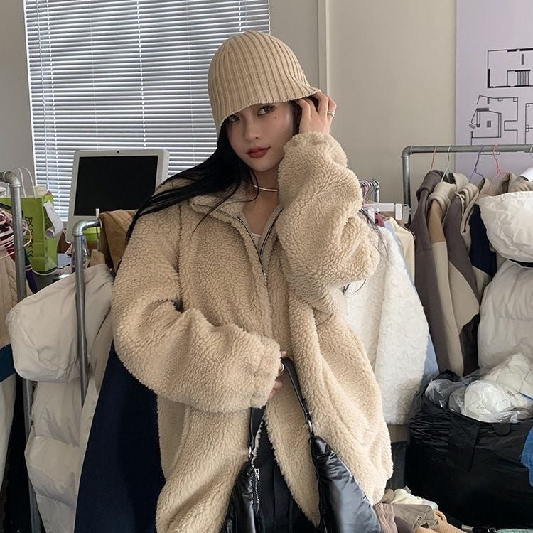 Lamb Wool Coat For Women