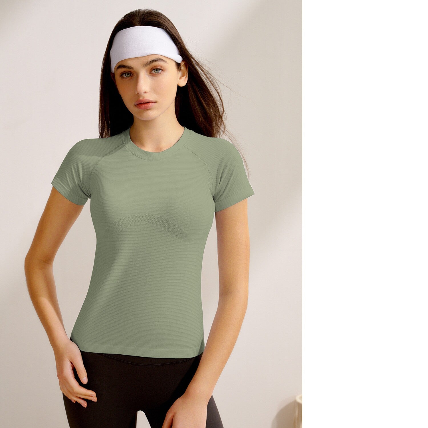 New Women's Short-sleeve Yoga Top
