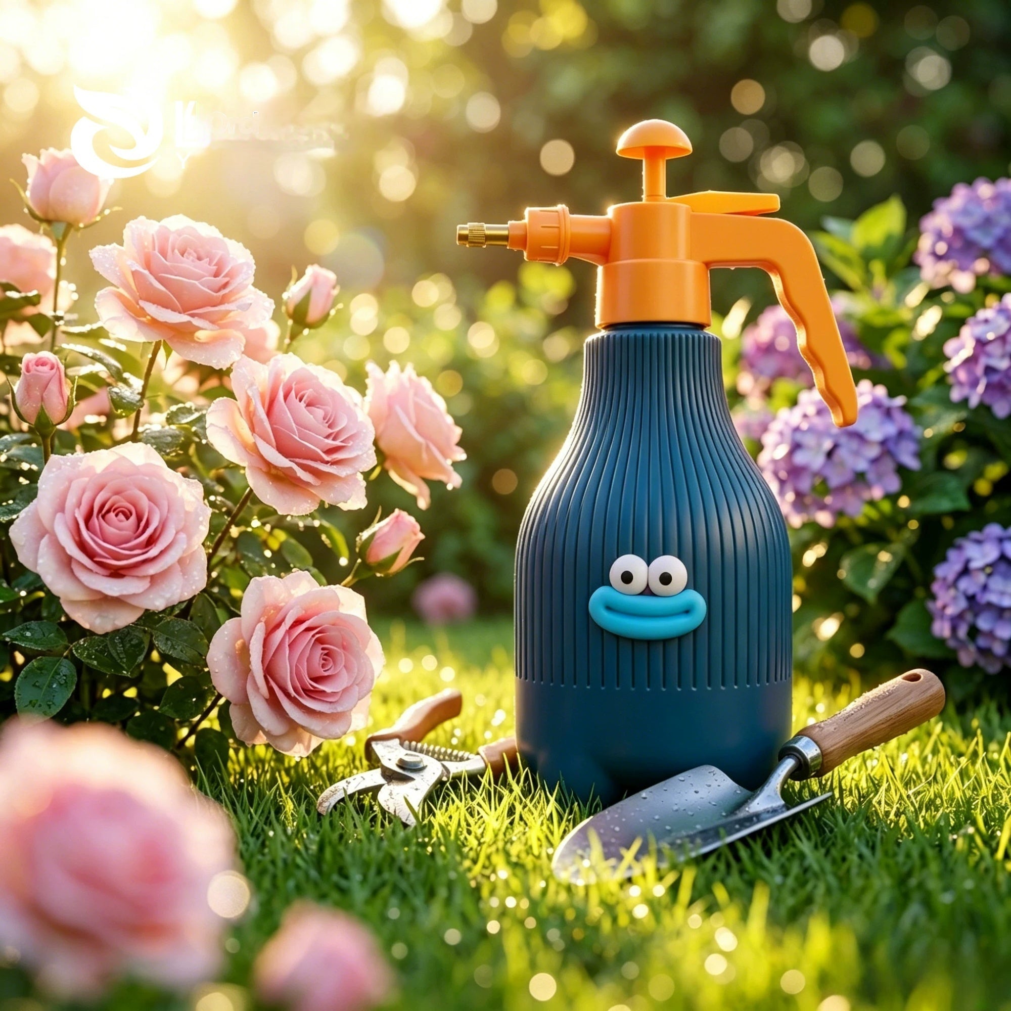Manual Pressure Activated Large Capacity Watering Can
