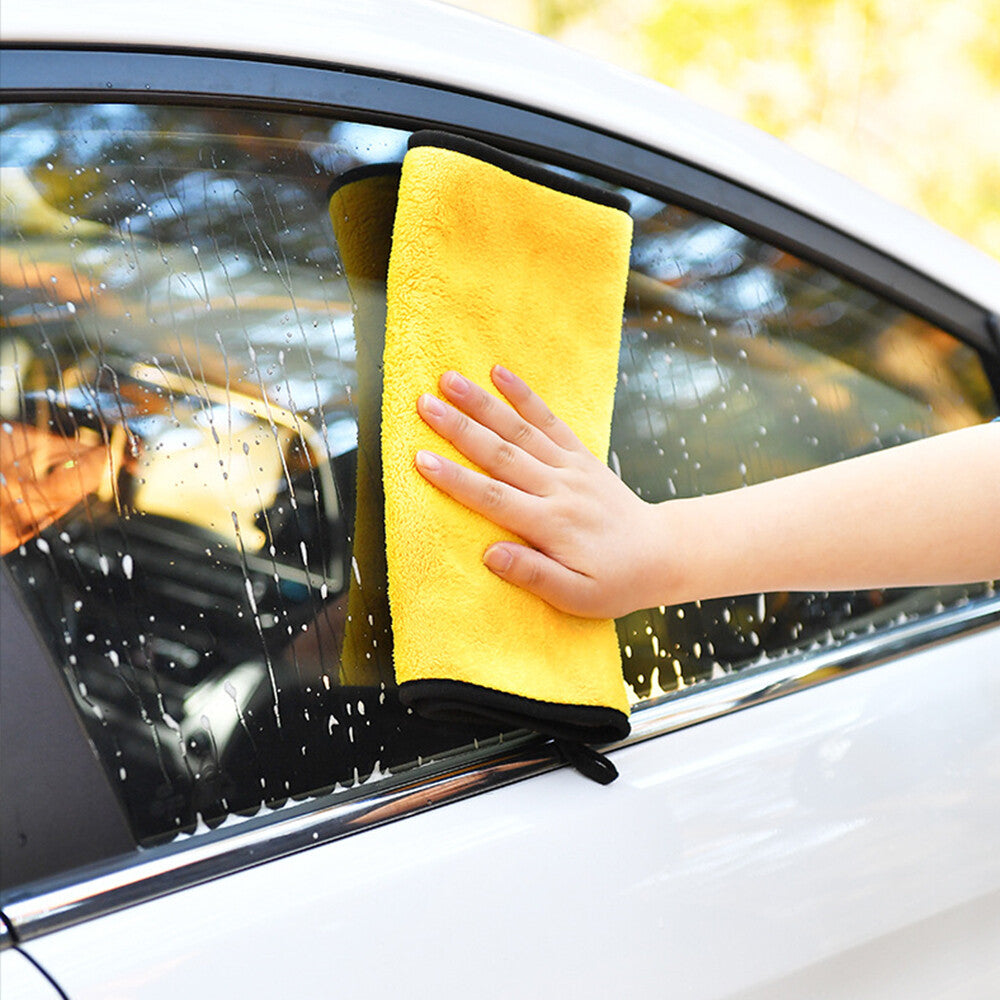 10Pcs 800 GSM Premium Microfiber Car Cleaning Towels