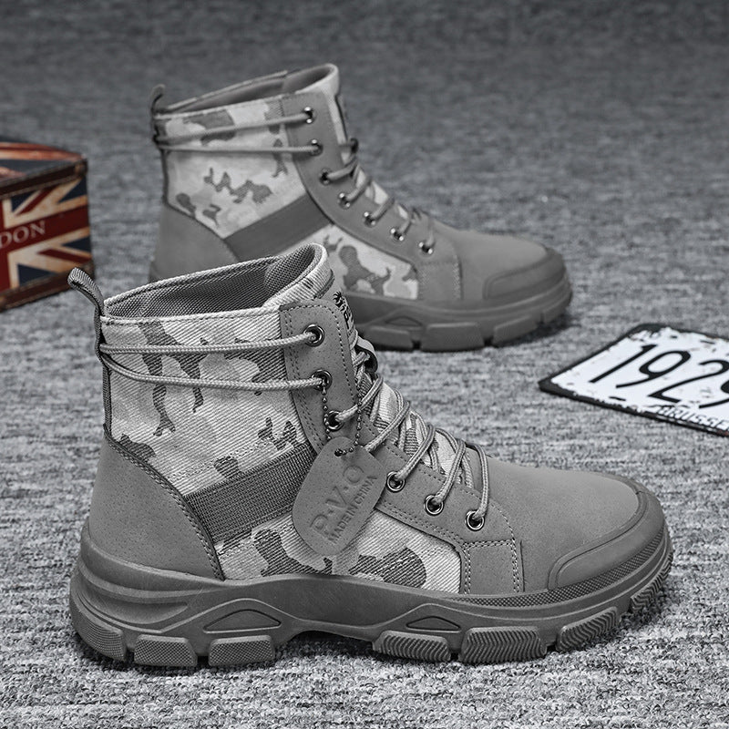 Mens High-top Hiking Mid-cut Boots