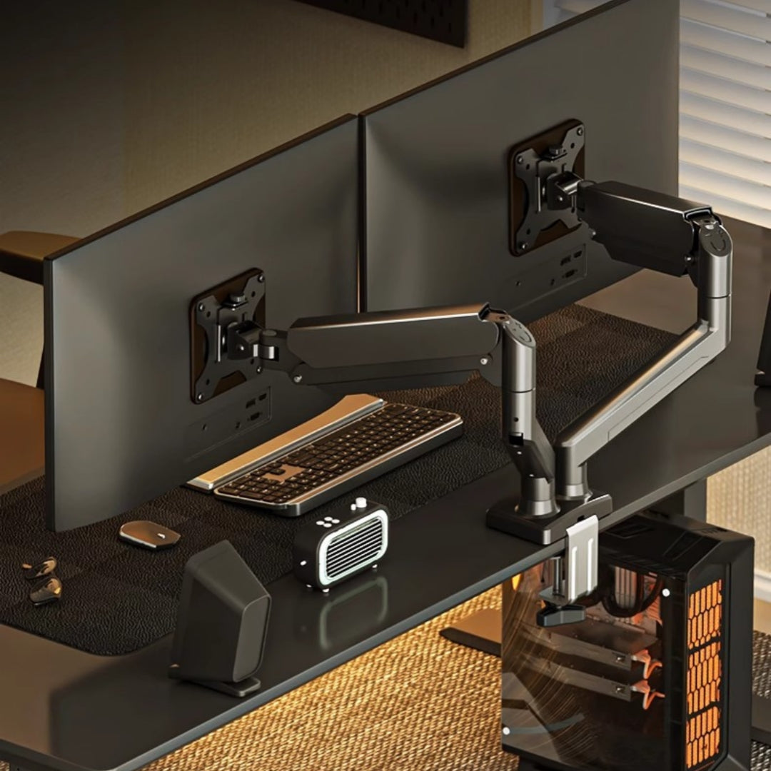 Dual Monitor Stand Mechanical Cantilever One To Two
