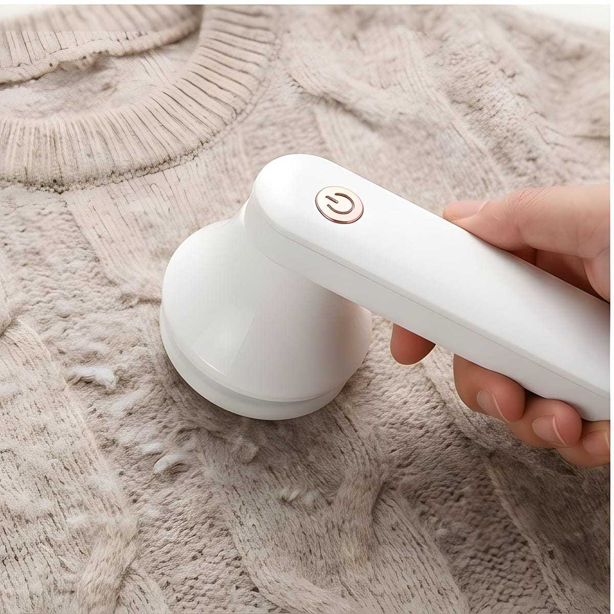 White Handheld Lint Shaver Efficient Lint Remover For