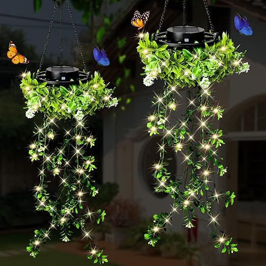 Waterproof Hanging Plant Garden Balcony Decorative Landscape Light