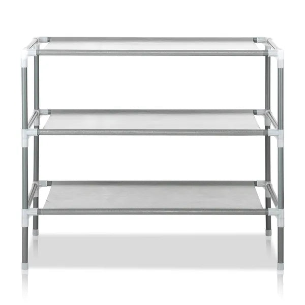 Simple Assembly 3 Tiers Non Woven Fabric Shoe