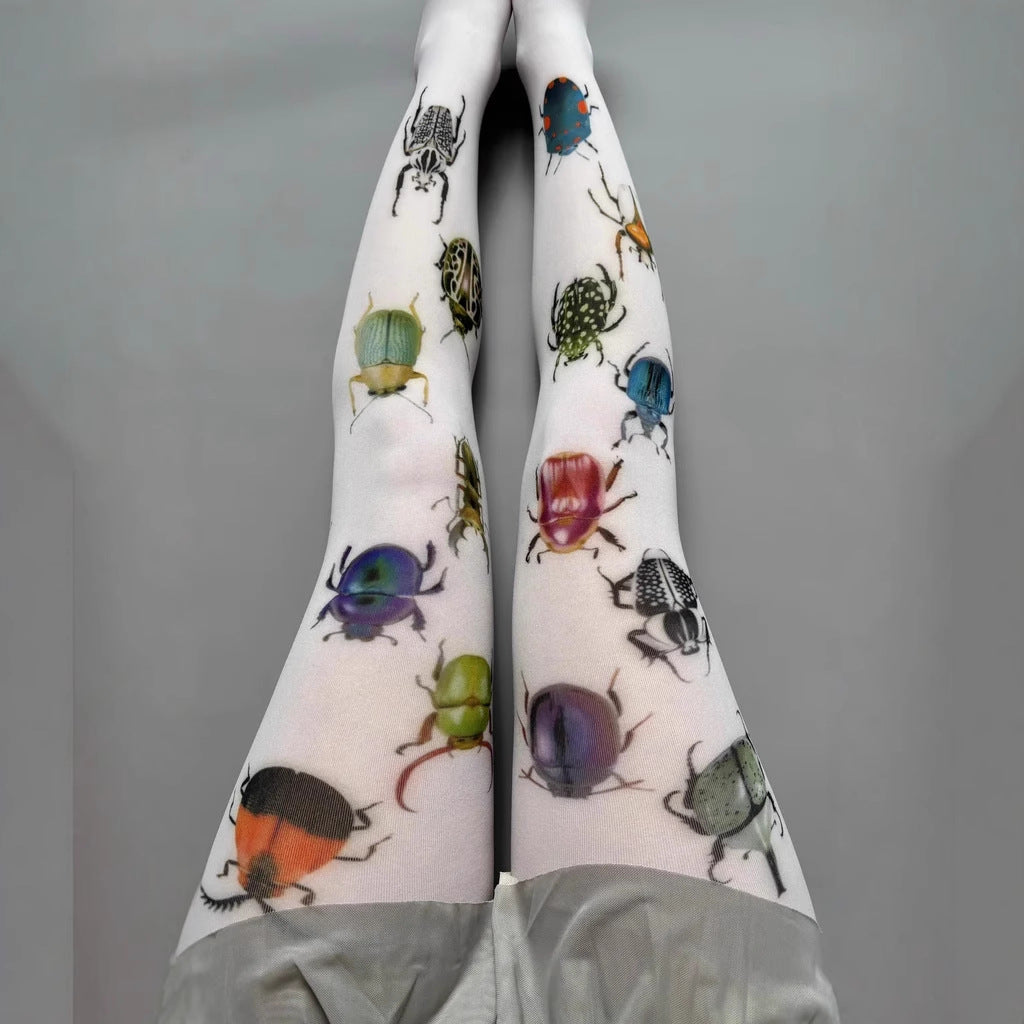 Unique Print Womens Sweet & Edgy All-Season Socks