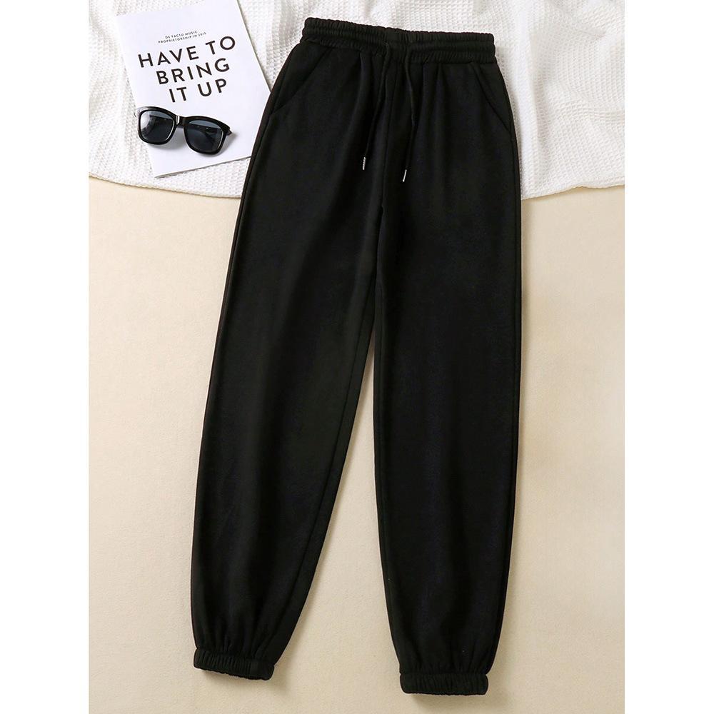 Relaxed-fit Jogger Sweatpants Trendy and Versatile Long Pants